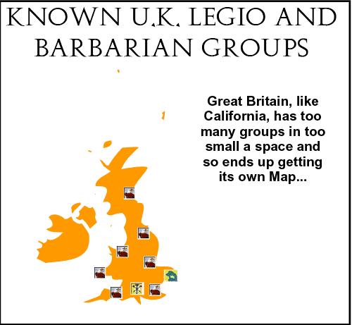 Known Legio in the UK