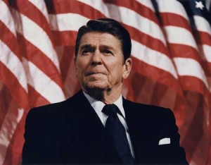 Ronald Reagan, the GREATEST President in our lifetime.